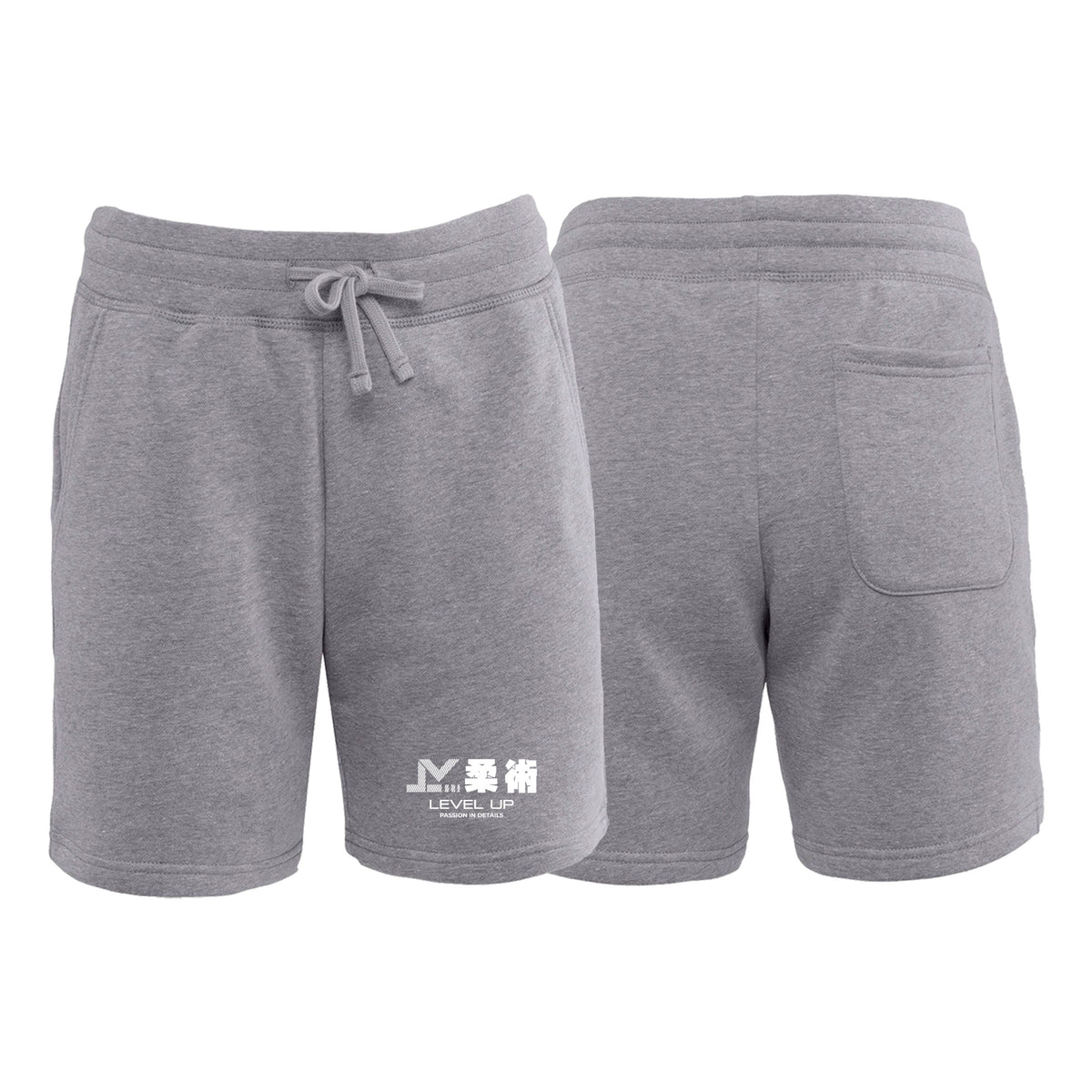 Level Up BJJ Sweat Shorts #8138 N (Passion)