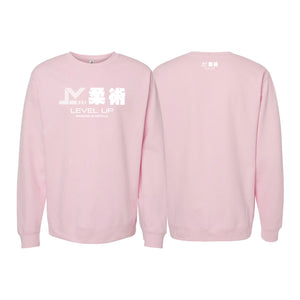 Level Up BJJ Crewneck Sweatshirt #8138 N (Passion)