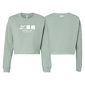 Level Up BJJ Women's Cropped Crewneck Sweatshirt #8138 N (Passion)