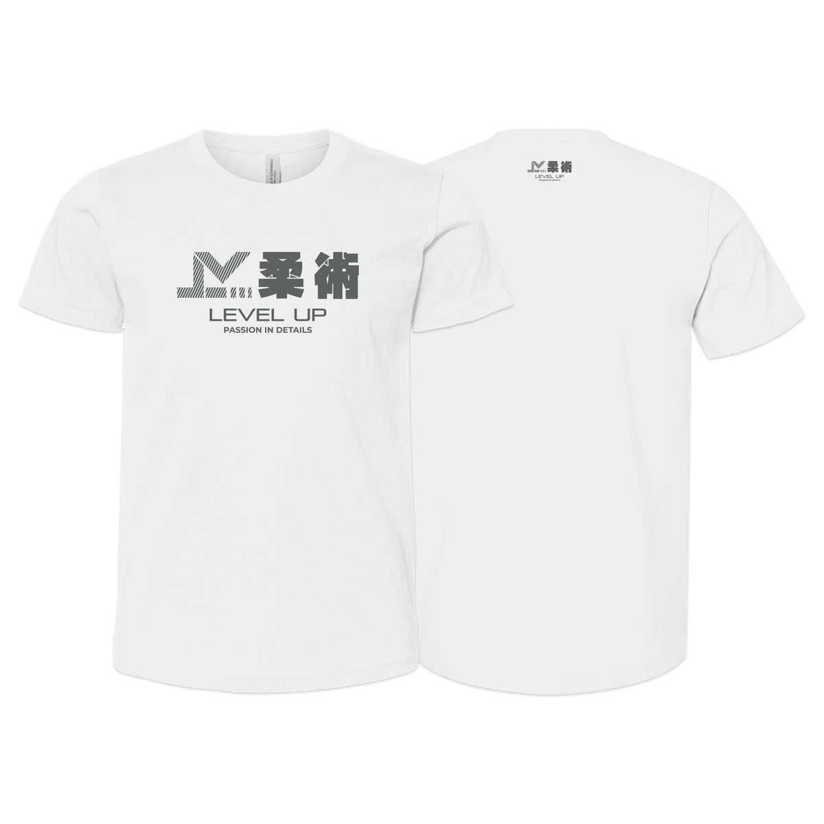 Level Up BJJ Kids Shirts #8138 N (Passion)