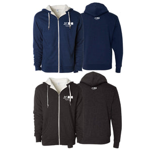 Level Up BJJ Sherpa Lined Zip-Up Hoodie #8138 O (Passion)