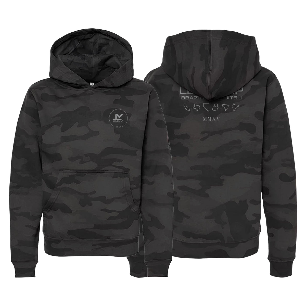Level Up BJJ Academy Sweater Kids Hoodie #8138 P (Traveler 2.0)