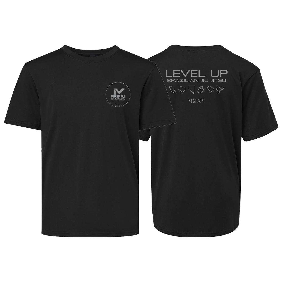 Level Up BJJ Dry Fit Kids Shirts #8138 P