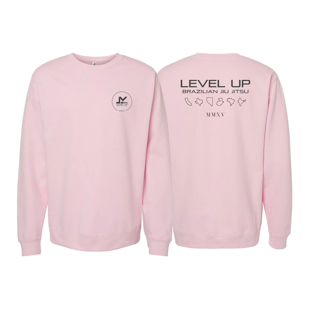 Level Up BJJ Crewneck Sweatshirt #8138 P (Traveler 2.0)