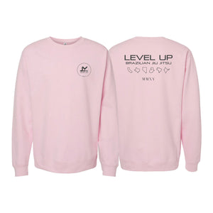 Level Up BJJ Crewneck Sweatshirt #8138 P (Traveler 2.0)