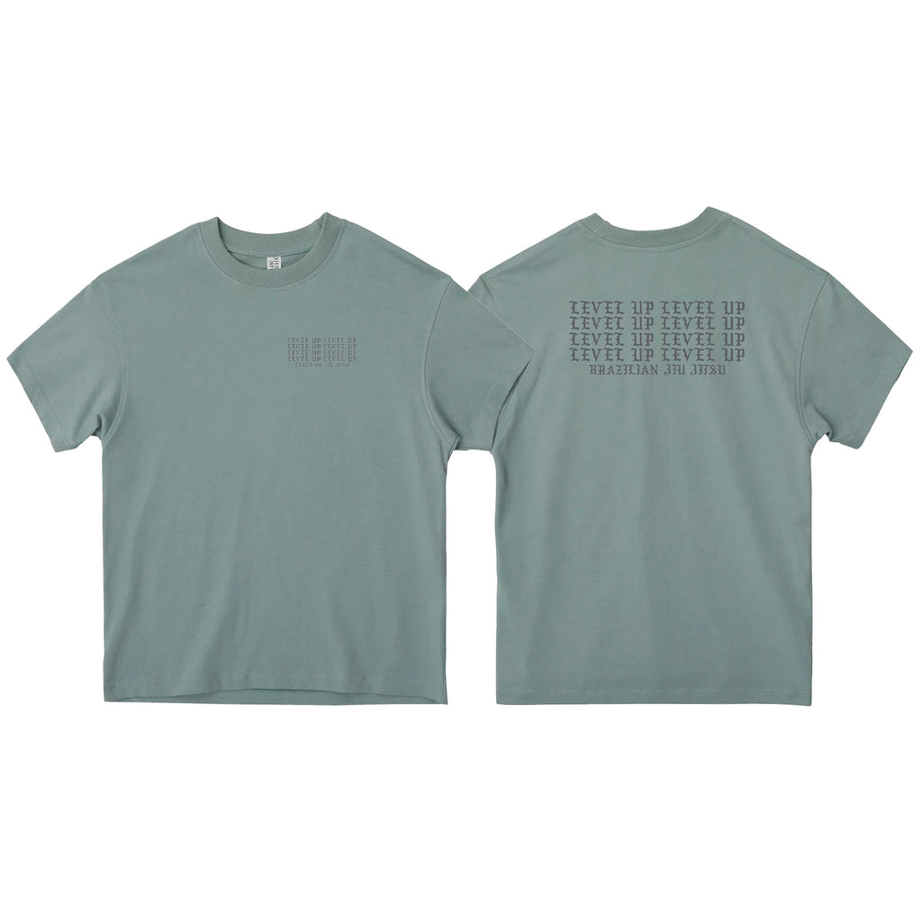 Level Up BJJ Oversized Adult Shirts #8138 Q (Stacked)
