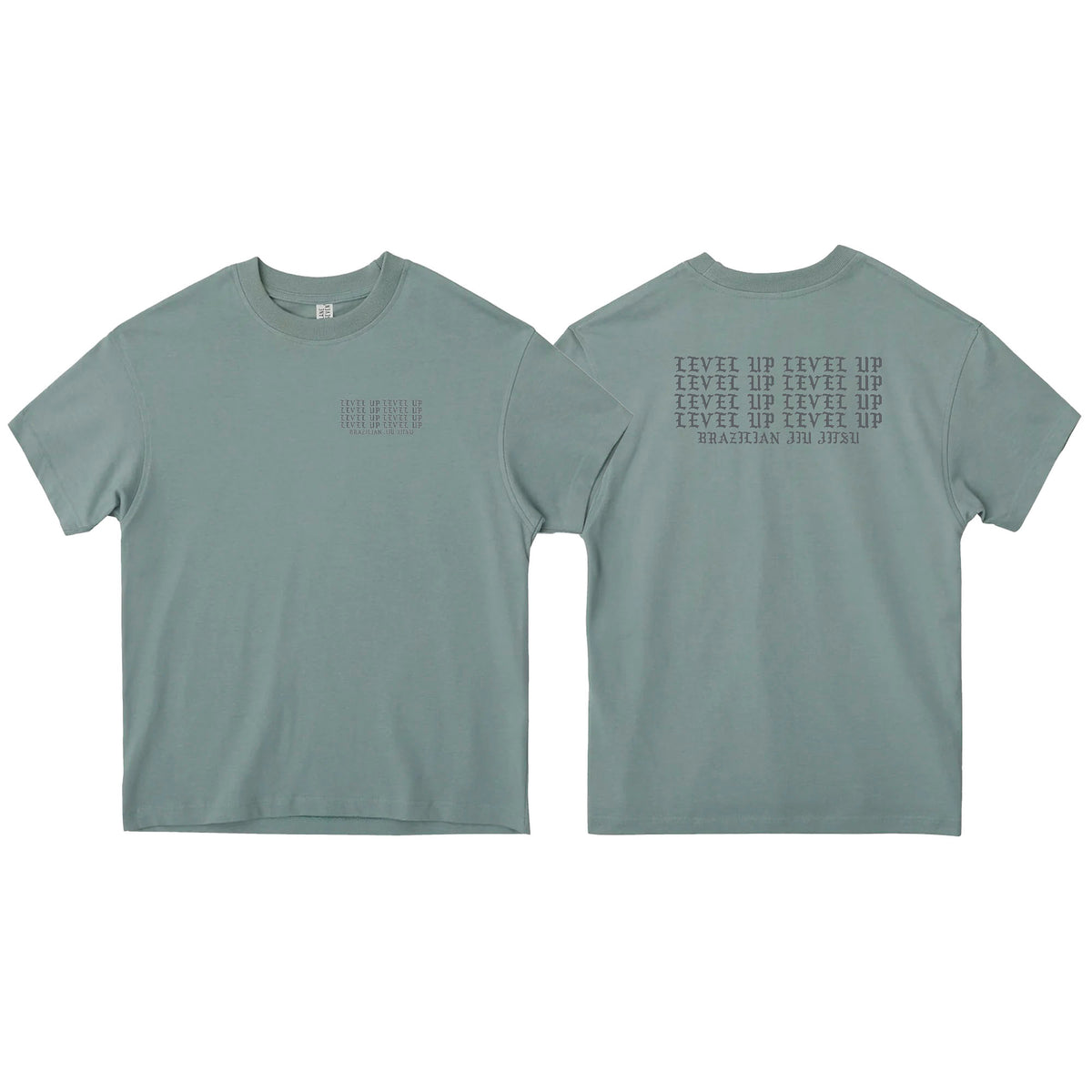 Level Up BJJ Oversized Adult Shirts #8138 Q (Stacked)