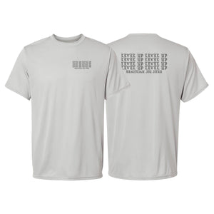 Level Up BJJ Dry Fit Shirts #8138 Q (Stacked)