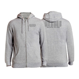 Level Up BJJ Zip-Up Hoodies #8138 Q (Stacked)