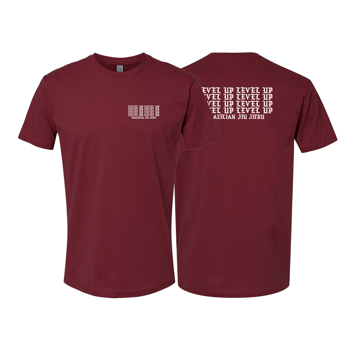 Level Up BJJ Next Level Adult Shirts #8138 Q (Stacked)