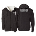 Level Up BJJ Sherpa Lined Zip-Up Hoodie #8138 Q (Stacked)