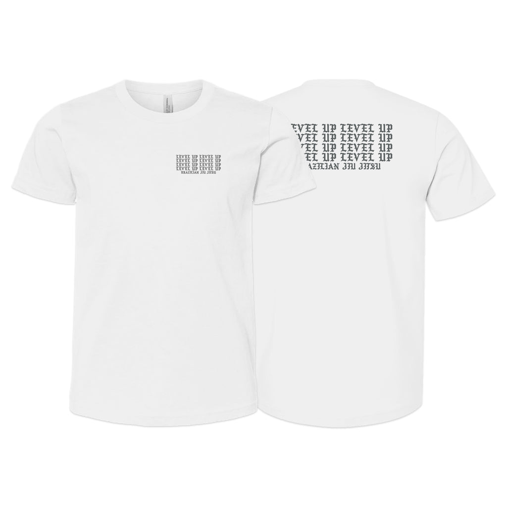 Level Up BJJ Kids Shirts #8138 Q (Stacked)