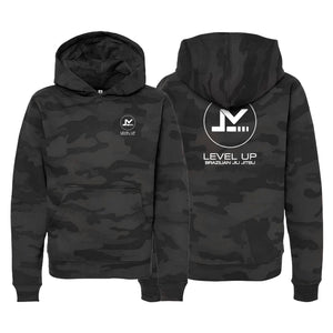 Level Up BJJ Academy Sweater Kids Hoodie #8138 R (Name-logo Design)