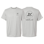 Level Up BJJ Dry Fit Shirts #8138 R (Name-logo Design)