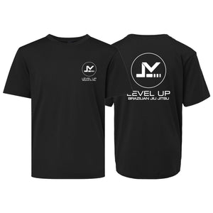 Level Up BJJ Dry Fit Kids Shirts #8138 R