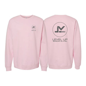 Level Up BJJ Crewneck Sweatshirt #8138 R (Name-logo Design)