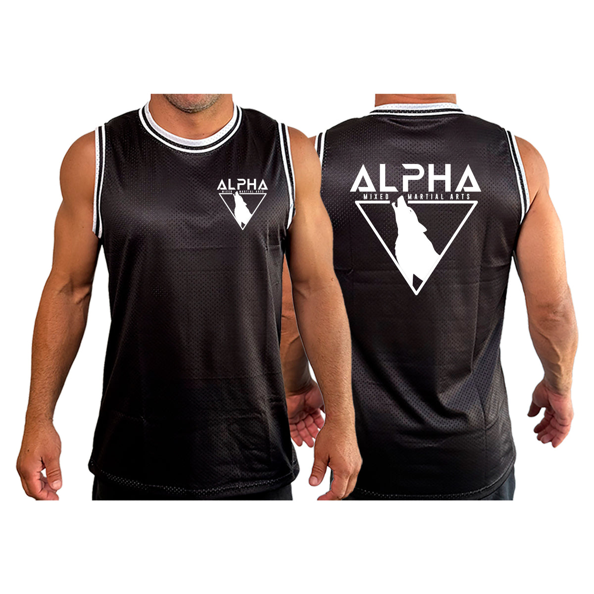 Alpha MMA & RCBJJ Lawton Academy Basketball Jerseys #8139 A