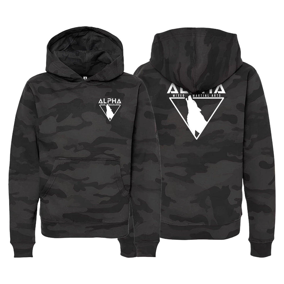 Alpha MMA & RCBJJ Lawton Academy Sweater Kids Hoodie #8139 A