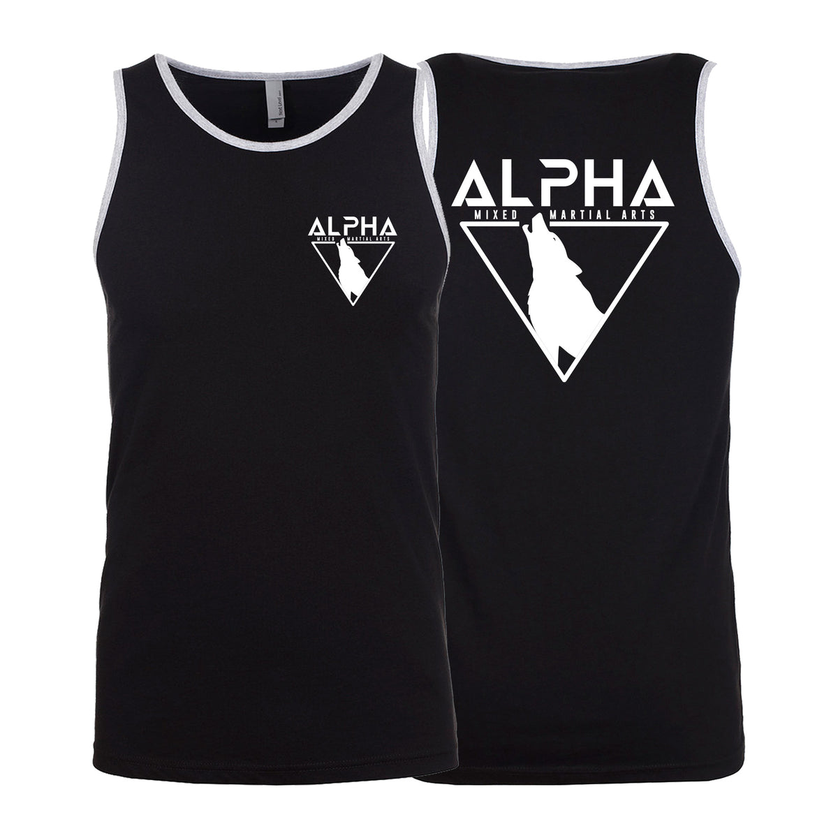 Alpha MMA & RCBJJ Lawton Next Level Tank Tops #8139 A