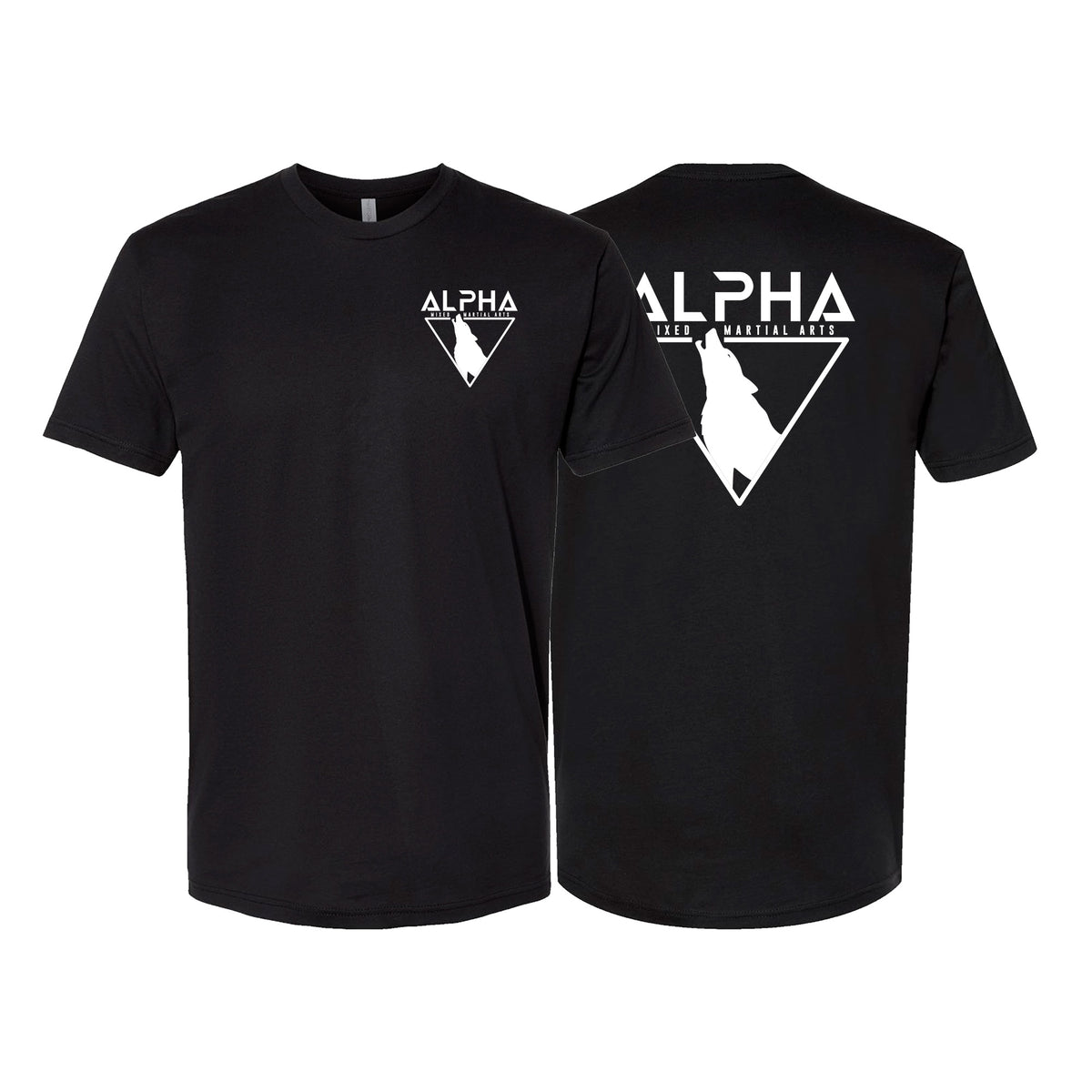 Alpha MMA & RCBJJ Lawton Next Level Adult Shirts #8139 A