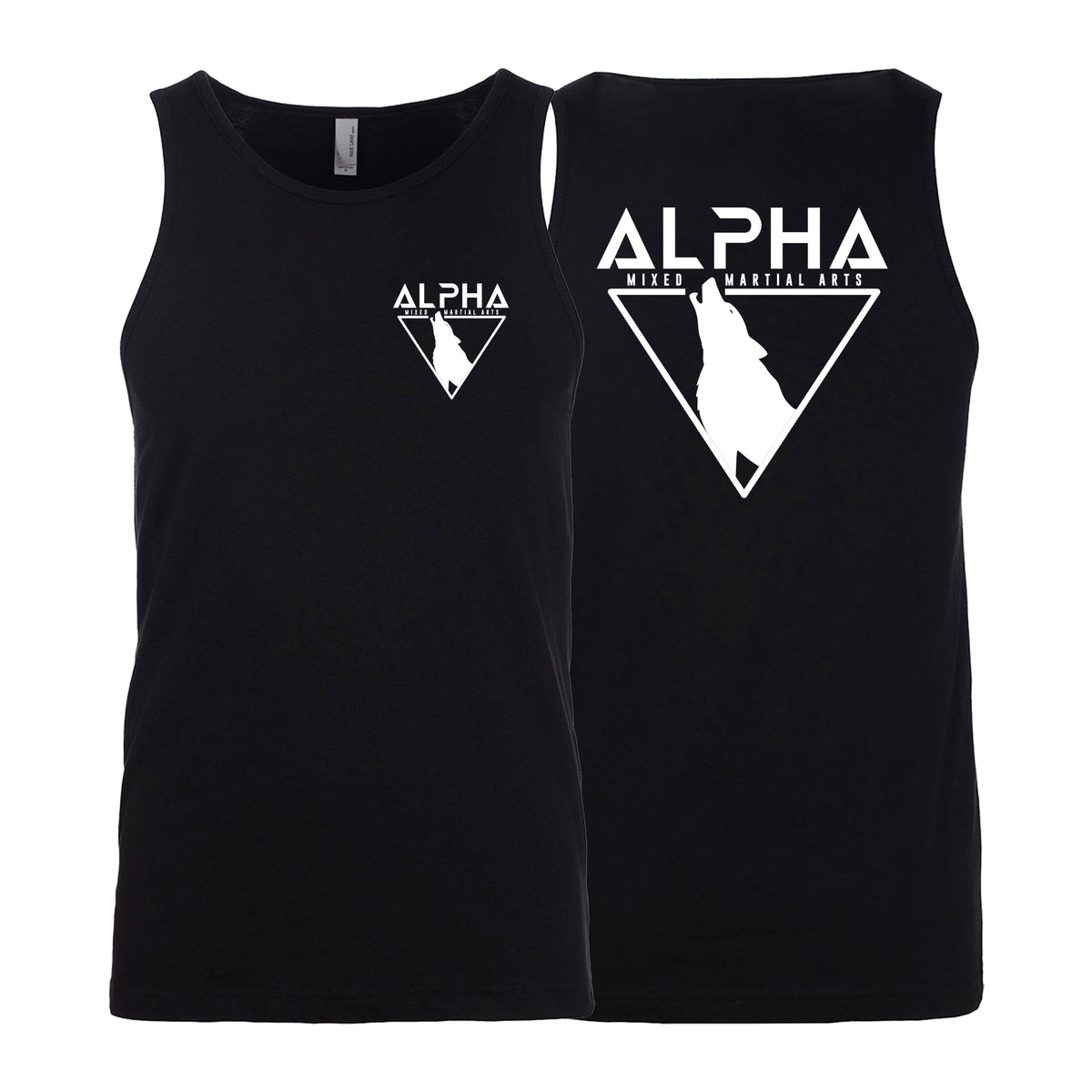 Alpha MMA & RCBJJ Lawton Next Level Tank Tops #8139 A