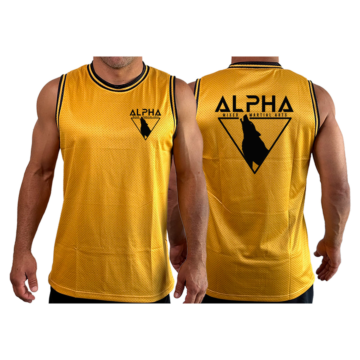 Alpha MMA & RCBJJ Lawton Academy Basketball Jerseys #8139 A