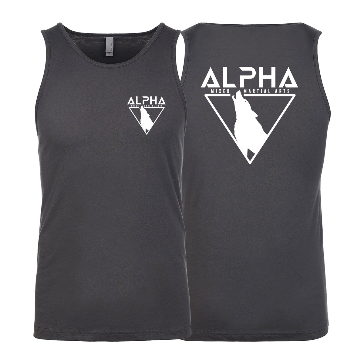 Alpha MMA & RCBJJ Lawton Next Level Tank Tops #8139 A