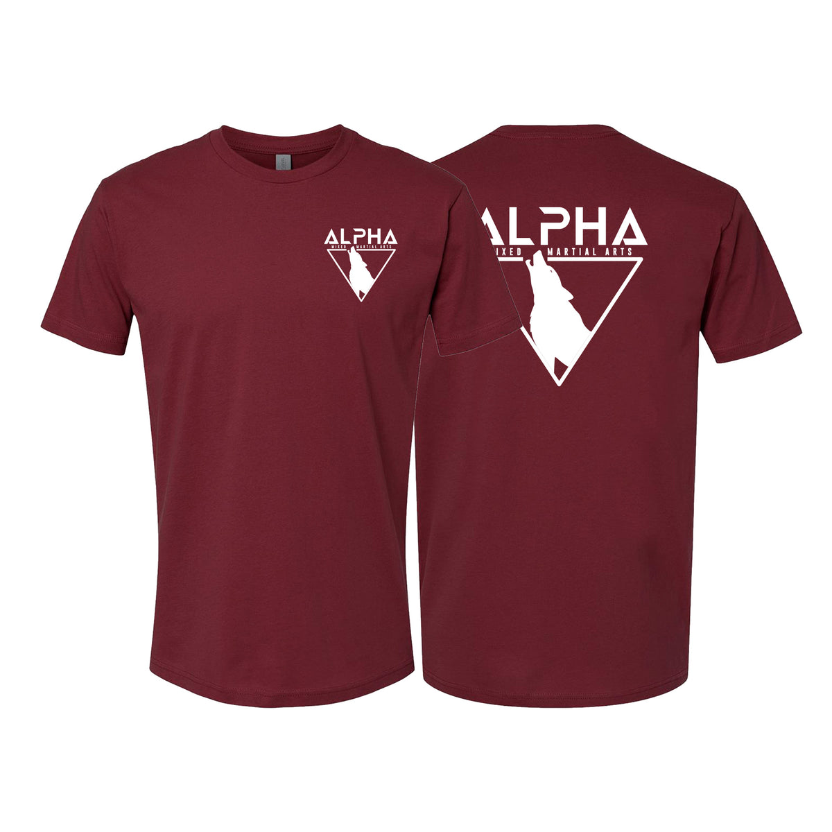Alpha MMA & RCBJJ Lawton Next Level Adult Shirts #8139 A