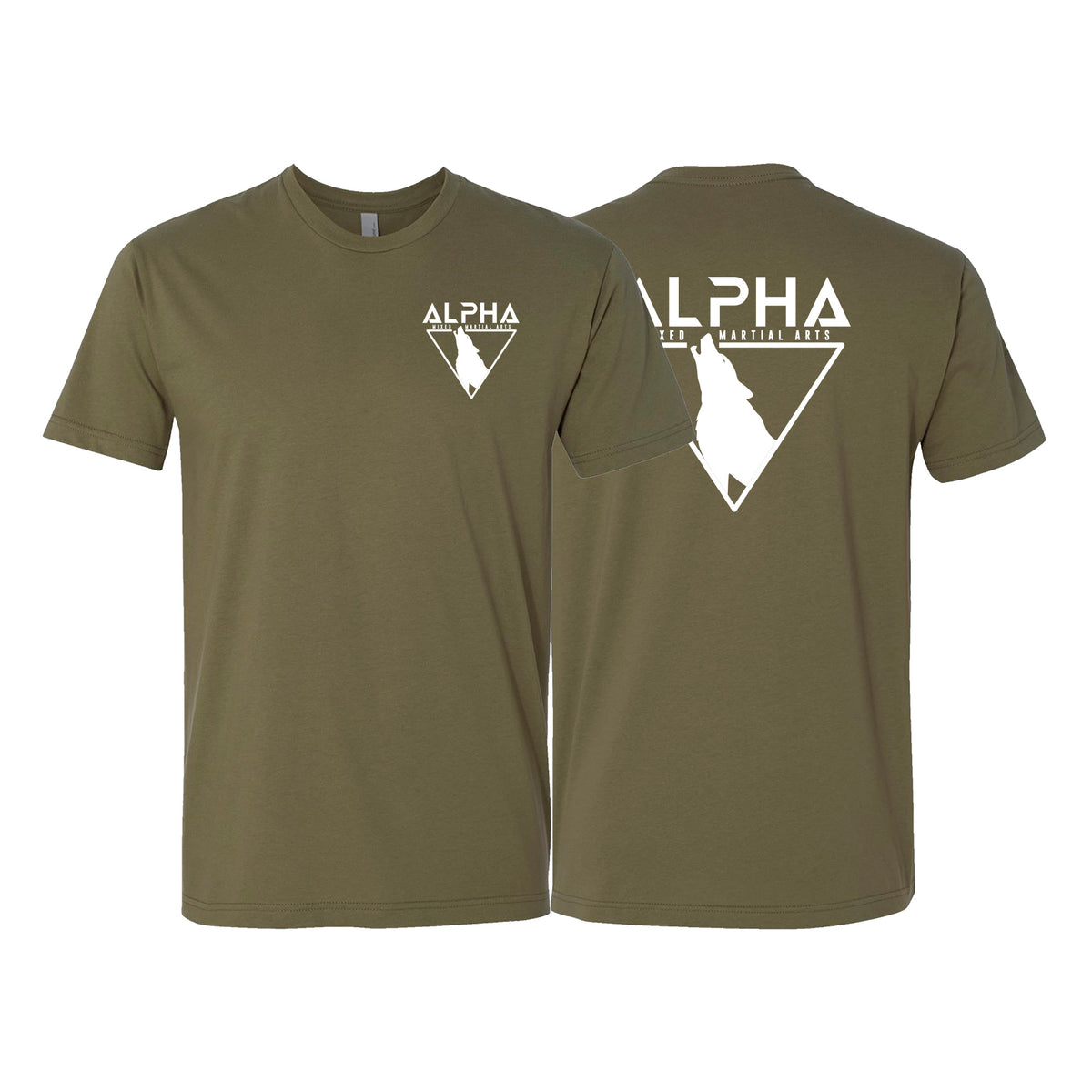 Alpha MMA & RCBJJ Lawton Next Level Adult Shirts #8139 A