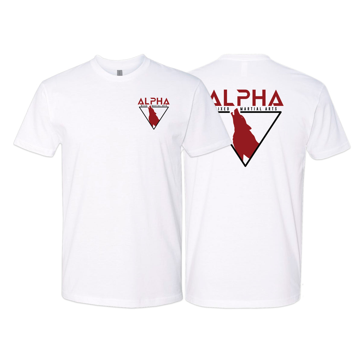 Alpha MMA & RCBJJ Lawton Next Level Adult Shirts #8139 A