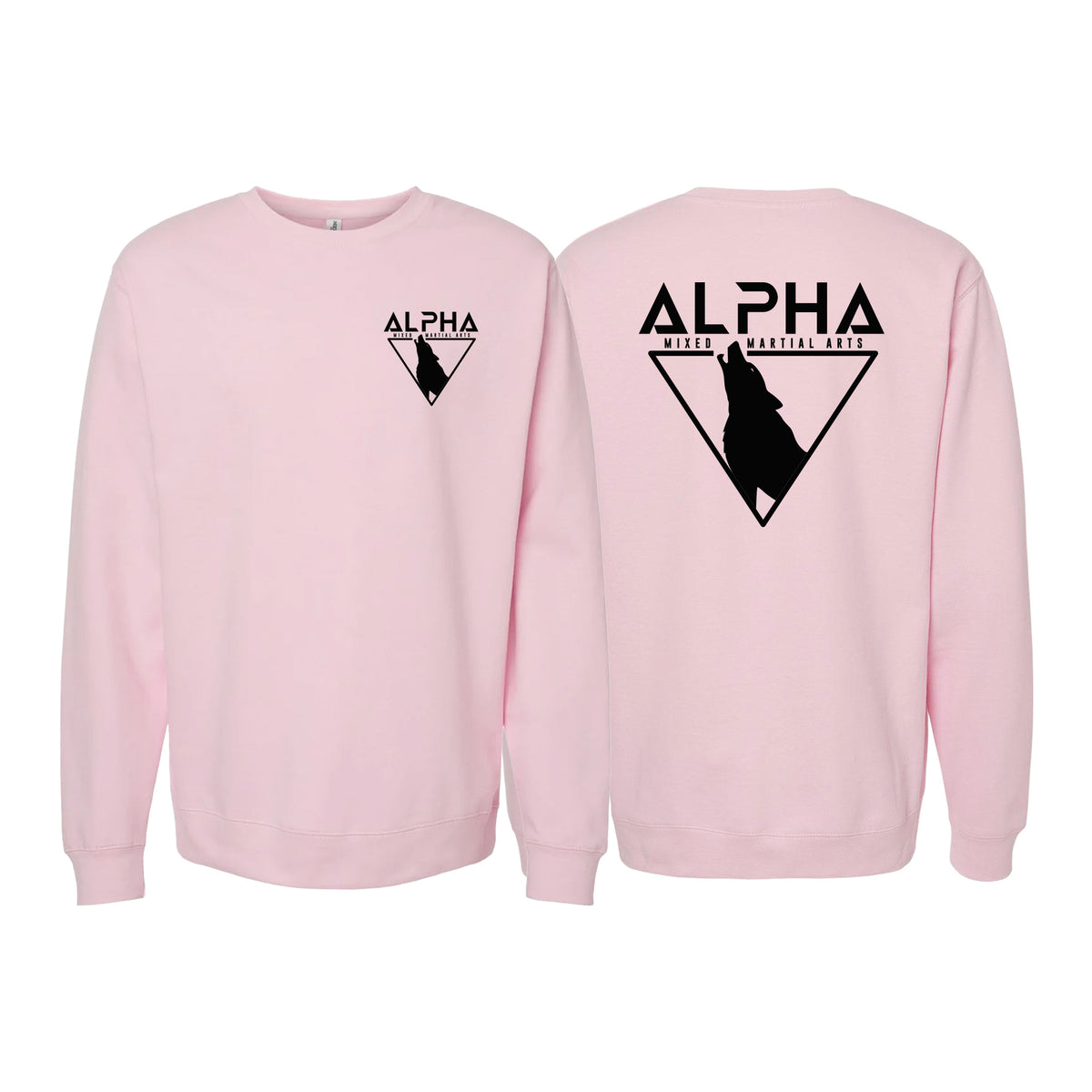 Alpha MMA & RCBJJ Lawton Academy Crewneck Sweatshirt #8139 A