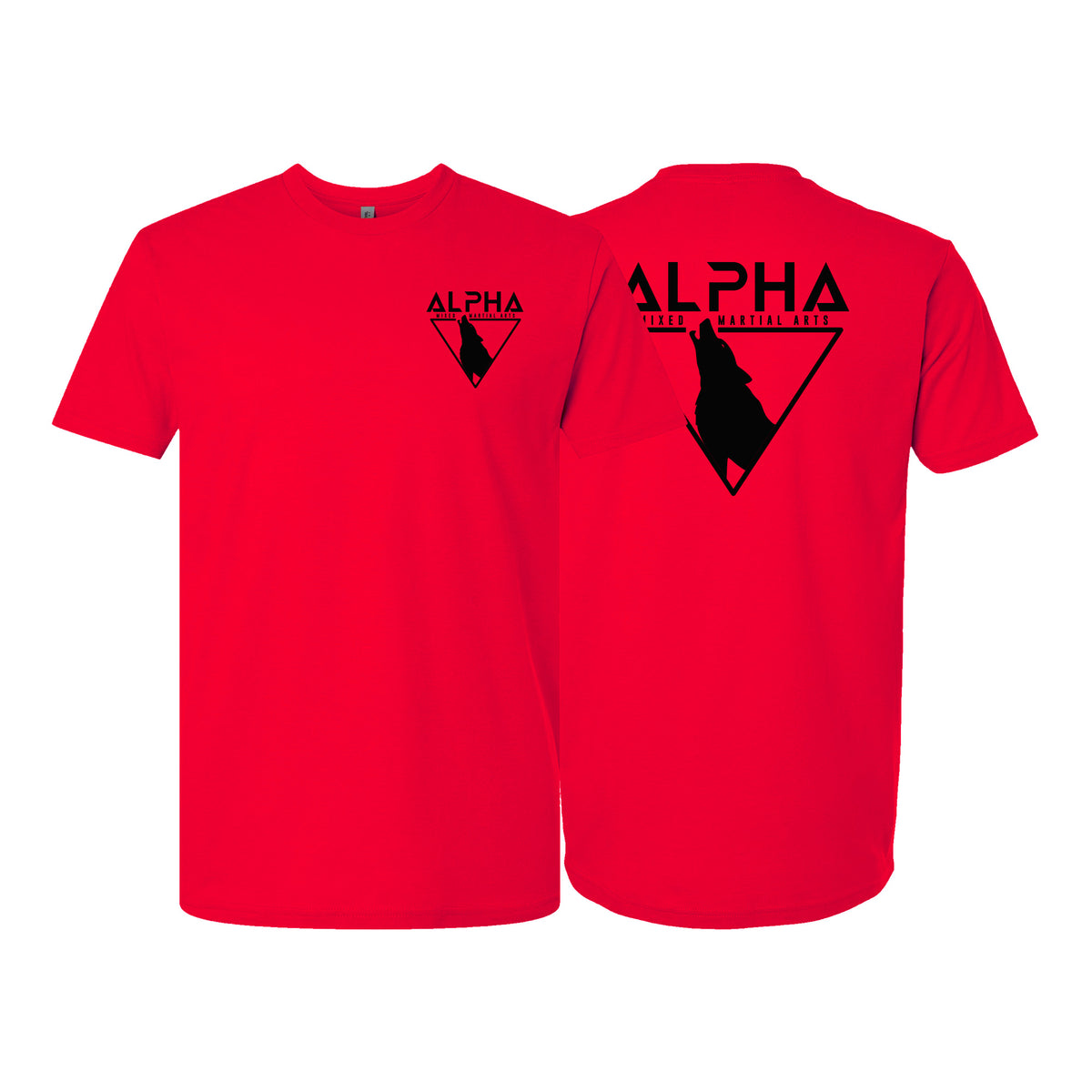 Alpha MMA & RCBJJ Lawton Next Level Adult Shirts #8139 A