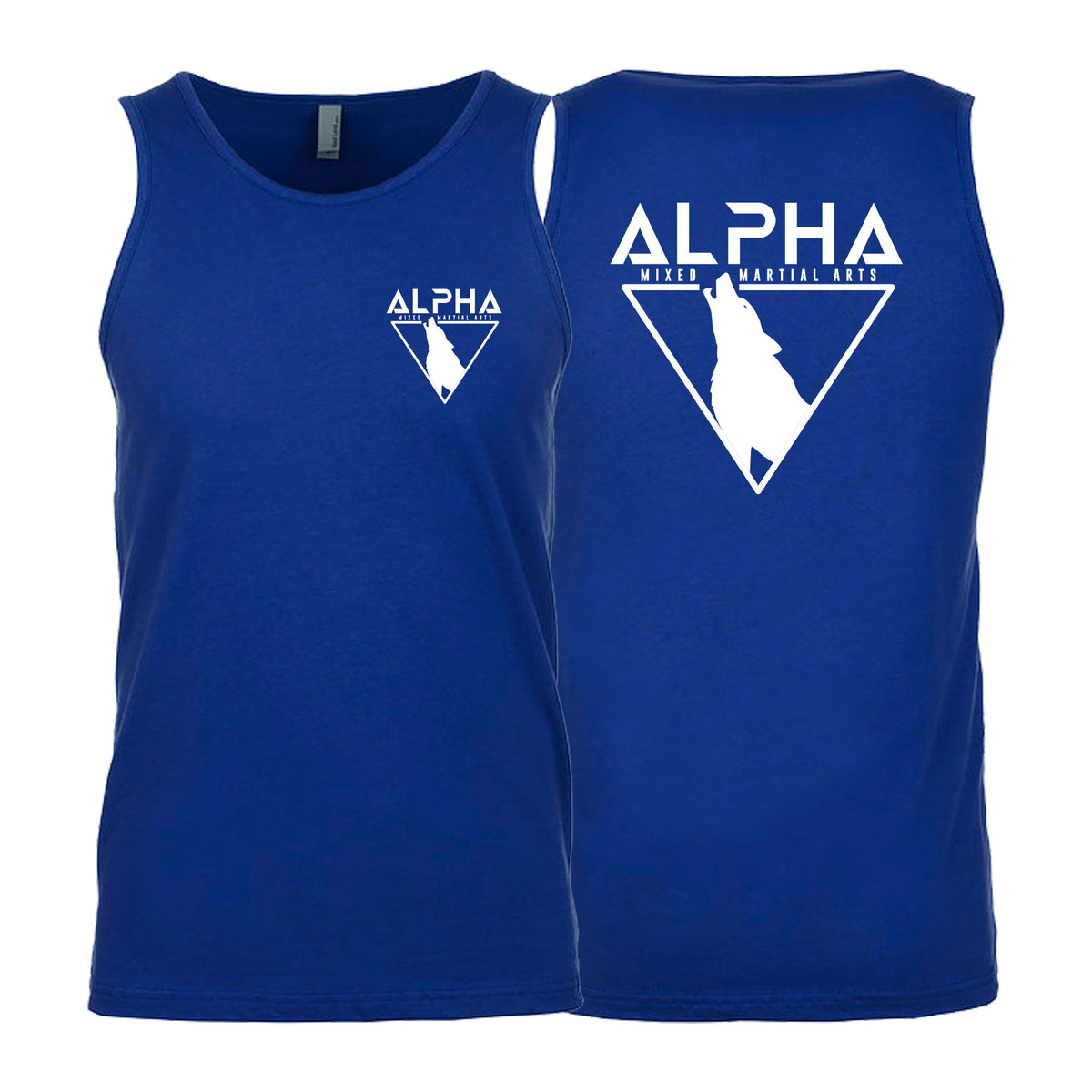 Alpha MMA & RCBJJ Lawton Next Level Tank Tops #8139 A