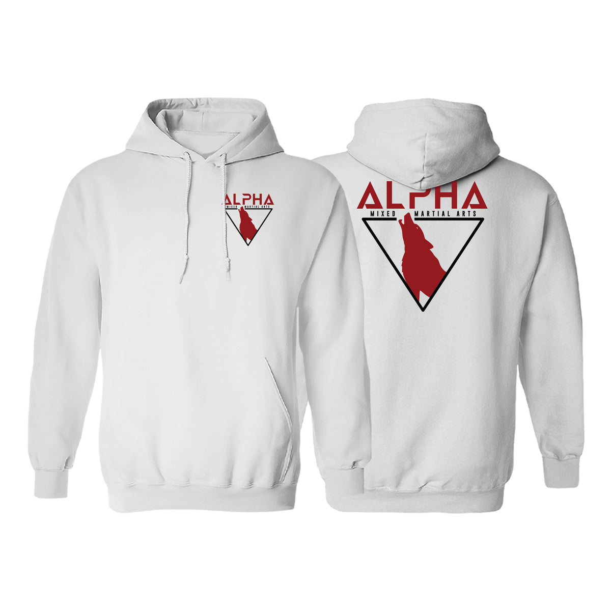 Alpha MMA & RCBJJ Lawton Academy Sweater Hoodie #8139 A