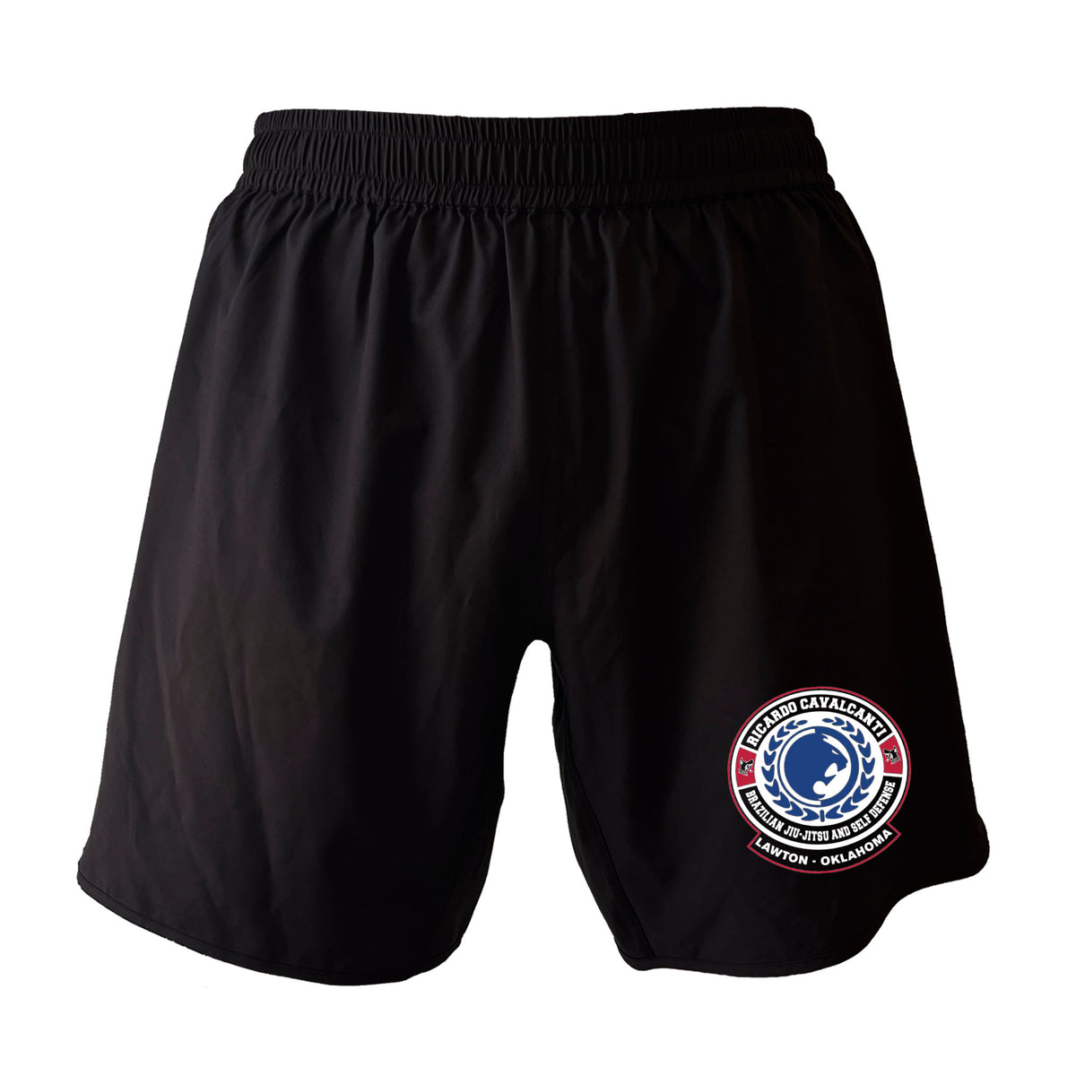 Alpha MMA & RCBJJ Lawton All Black Custom Shorts 2.0 #8139 B