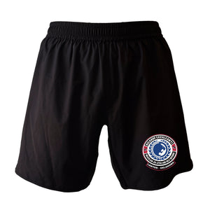 Alpha MMA & RCBJJ Lawton All Black Custom Shorts 2.0 #8139 B