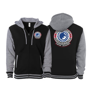 Alpha MMA & RCBJJ Lawton Academy Varsity Zip-Up Hoodies #8139 B