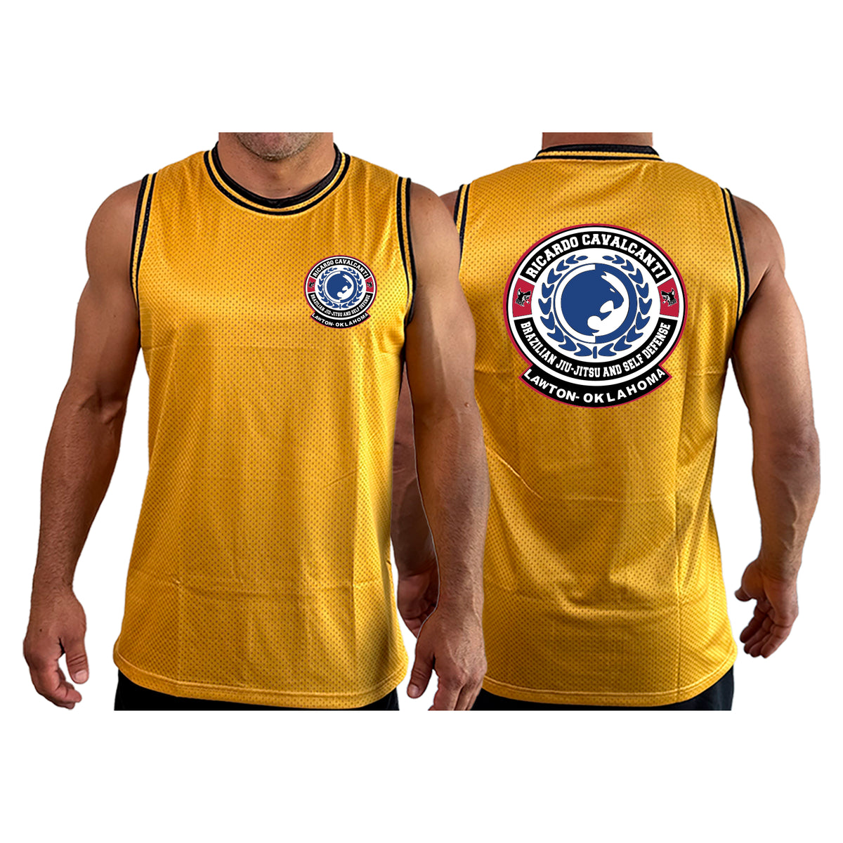 Alpha MMA & RCBJJ Lawton Academy Basketball Jerseys #8139 B