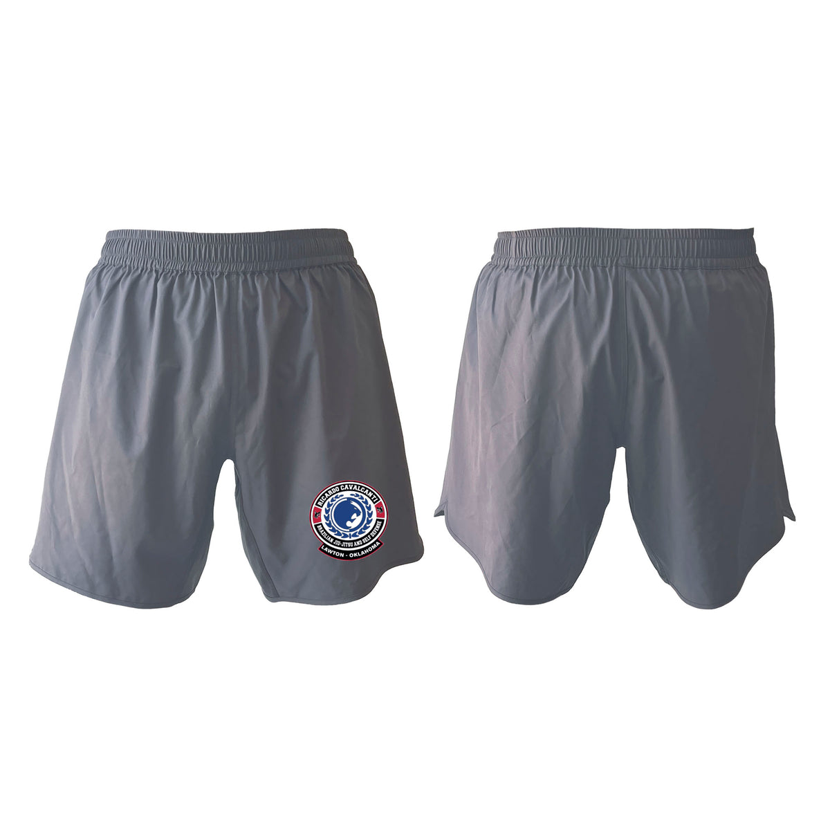 Alpha MMA & RCBJJ Lawton Custom Grey Shorts 2.0 #8139 B
