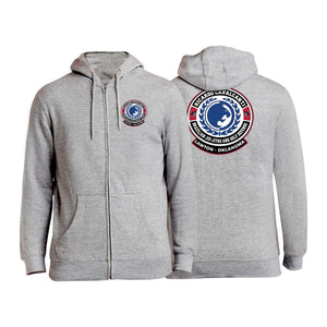 Alpha MMA & RCBJJ Lawton Academy Zip-Up Hoodies #8139 B
