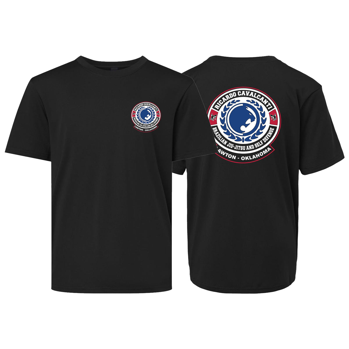 Alpha MMA & RCBJJ Lawton Academy Dry Fit Kids Shirts #8139 B