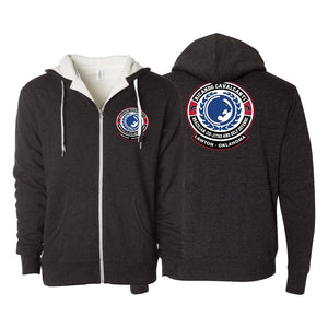 Alpha MMA & RCBJJ Lawton Academy Sherpa Lined Zip-Up Hoodie #8139 B