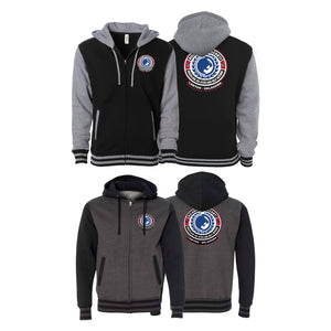 Alpha MMA & RCBJJ Lawton Academy Varsity Zip-Up Hoodies #8139 B
