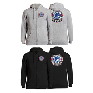 Alpha MMA & RCBJJ Lawton Academy Zip-Up Hoodies #8139 B