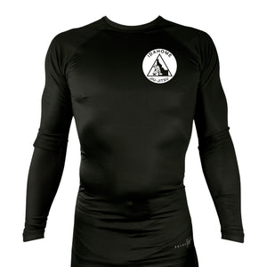 Idahome Jiu Jitsu All Black Custom Rash Guards Long Sleeves #8140 A