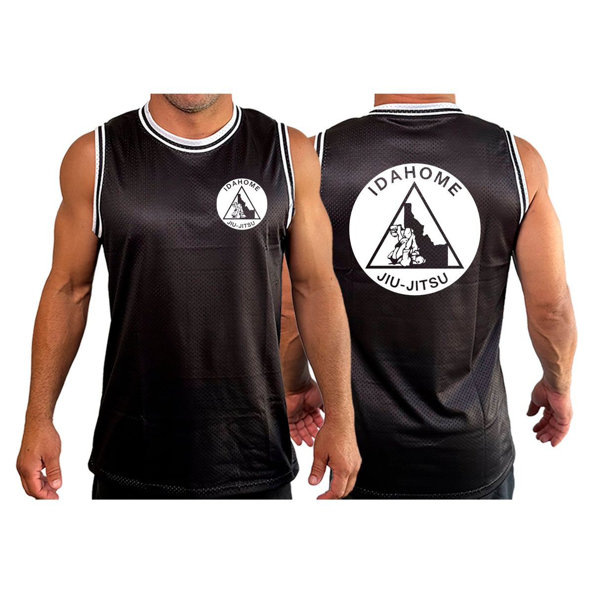 Idahome Jiu Jitsu Academy Basketball Jerseys #8140 A
