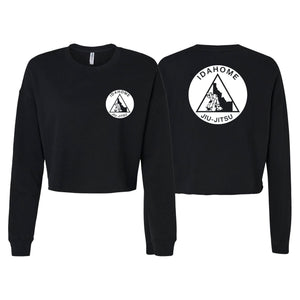 Idahome Jiu Jitsu Women's Cropped Crewneck Sweatshirt #8140 A