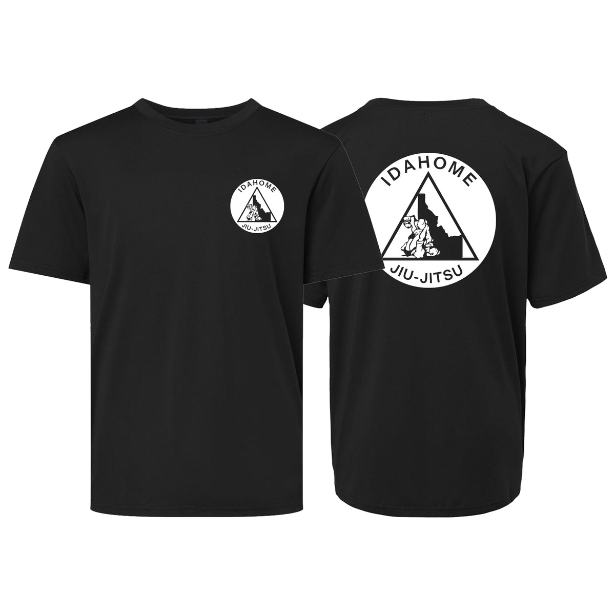Idahome Jiu Jitsu Academy Dry Fit Kids Shirts #8140 A