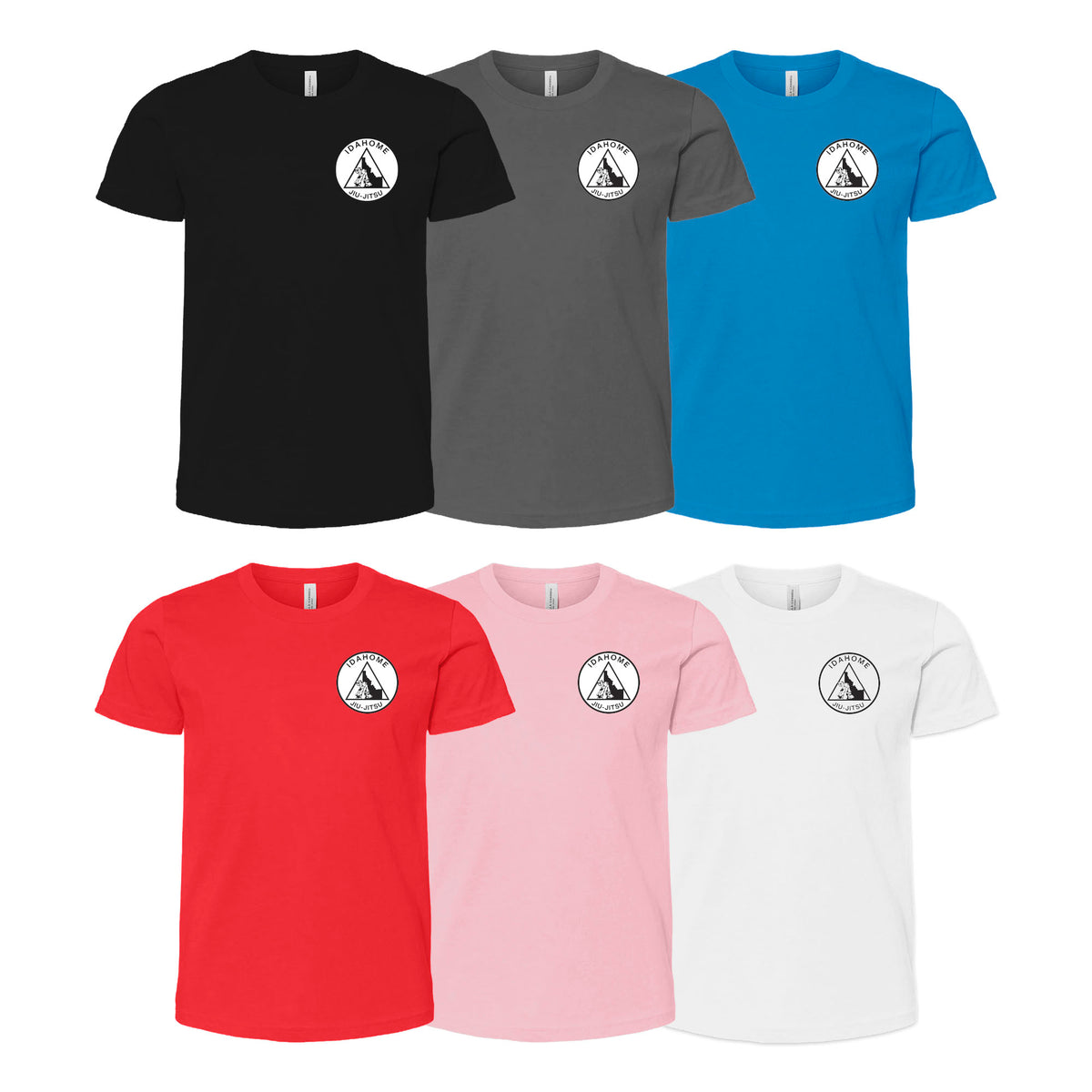 Idahome Jiu Jitsu Academy Kids Shirts #8140 A
