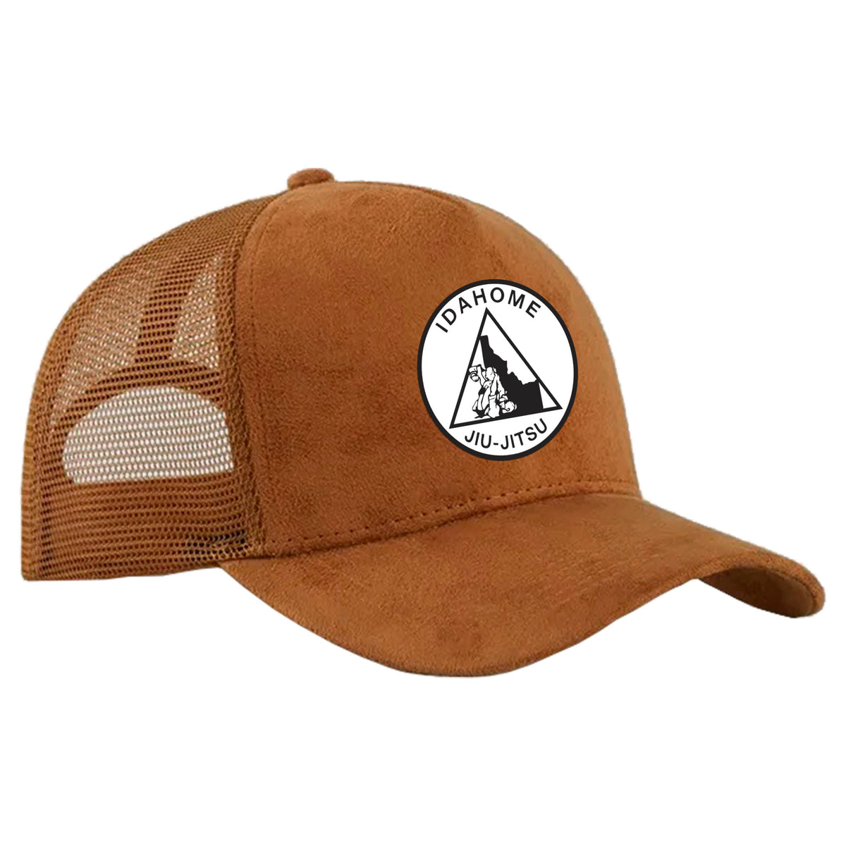 Idahome Jiu Jitsu Suede Trucker Hat #8140 A